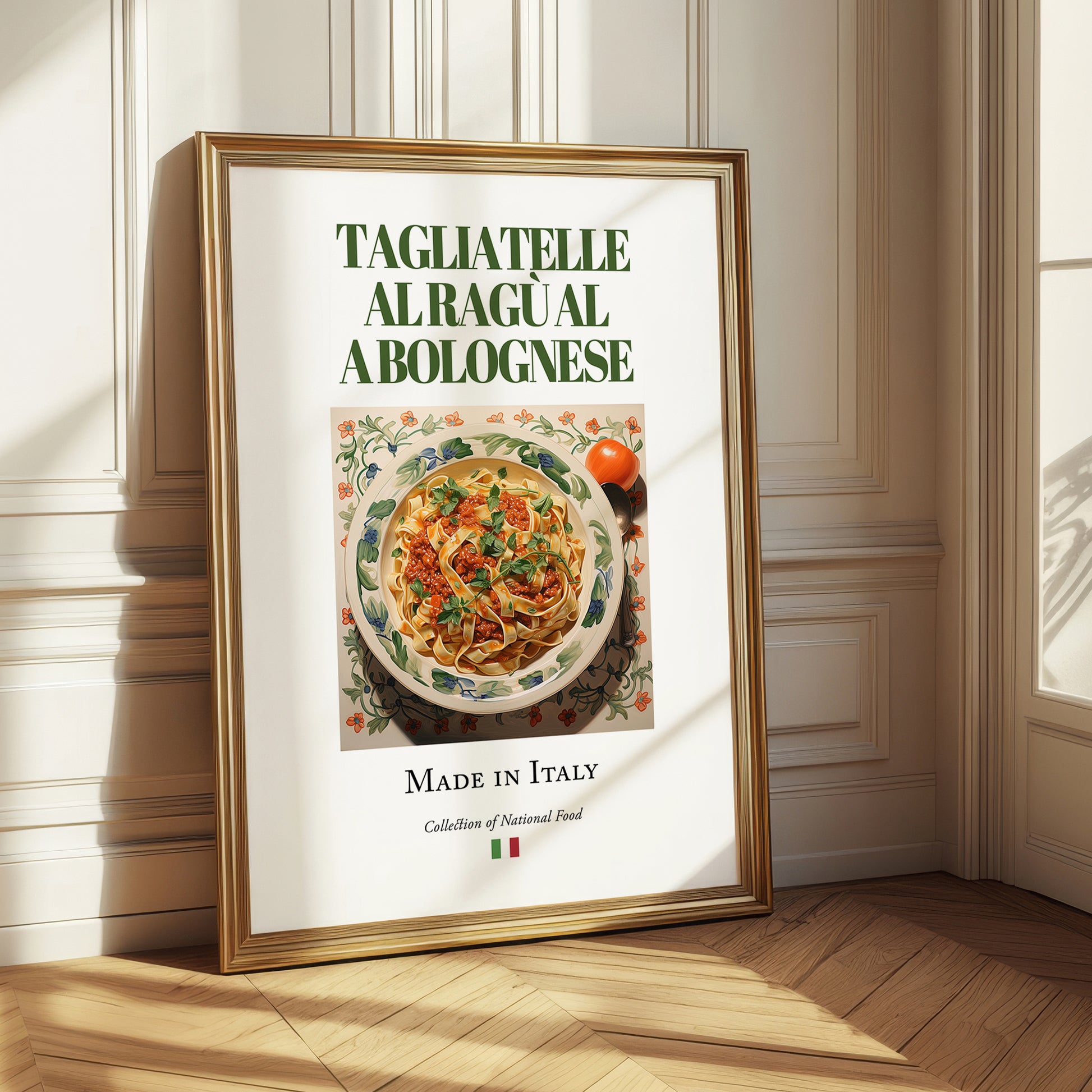 Tagliatelle al ragù alla Bolognese – Italian Pasta, Trattoria Poster