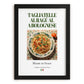 Tagliatelle al ragù alla Bolognese – Italian Pasta, Trattoria Poster, in sleek black frame