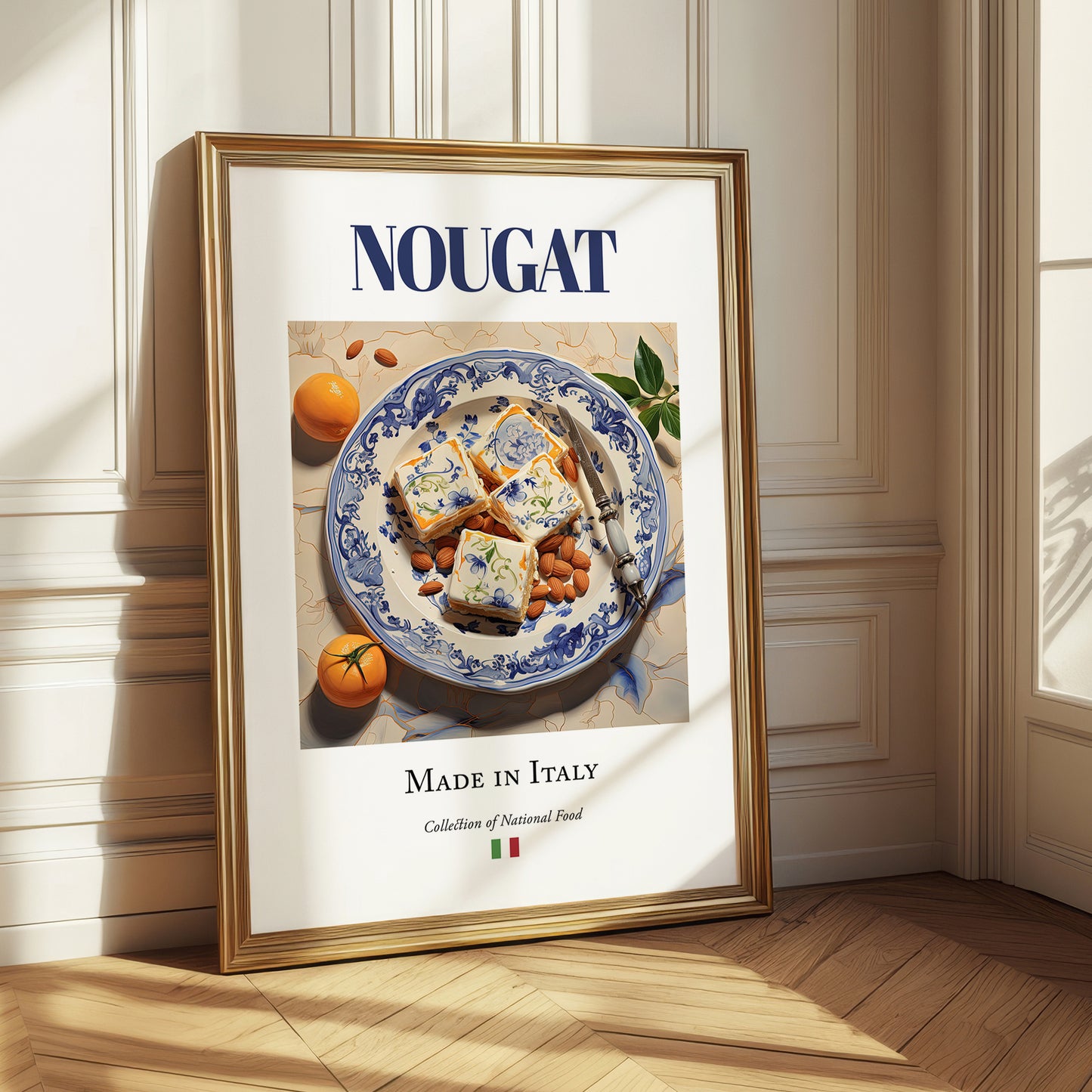 Nougat – Italian Dessert Dish, Restaurant Print