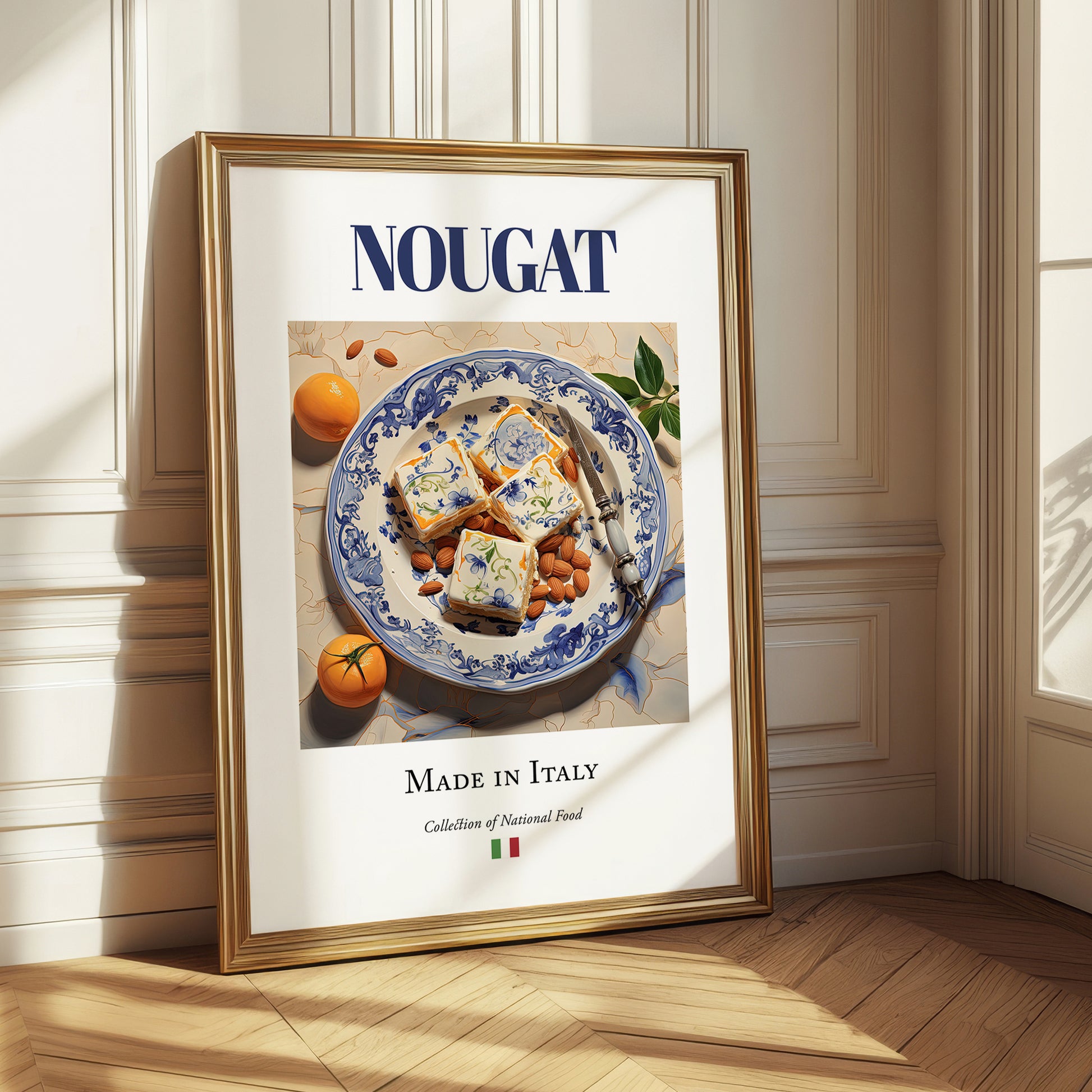 Nougat – Italian Dessert Dish, Restaurant Print
