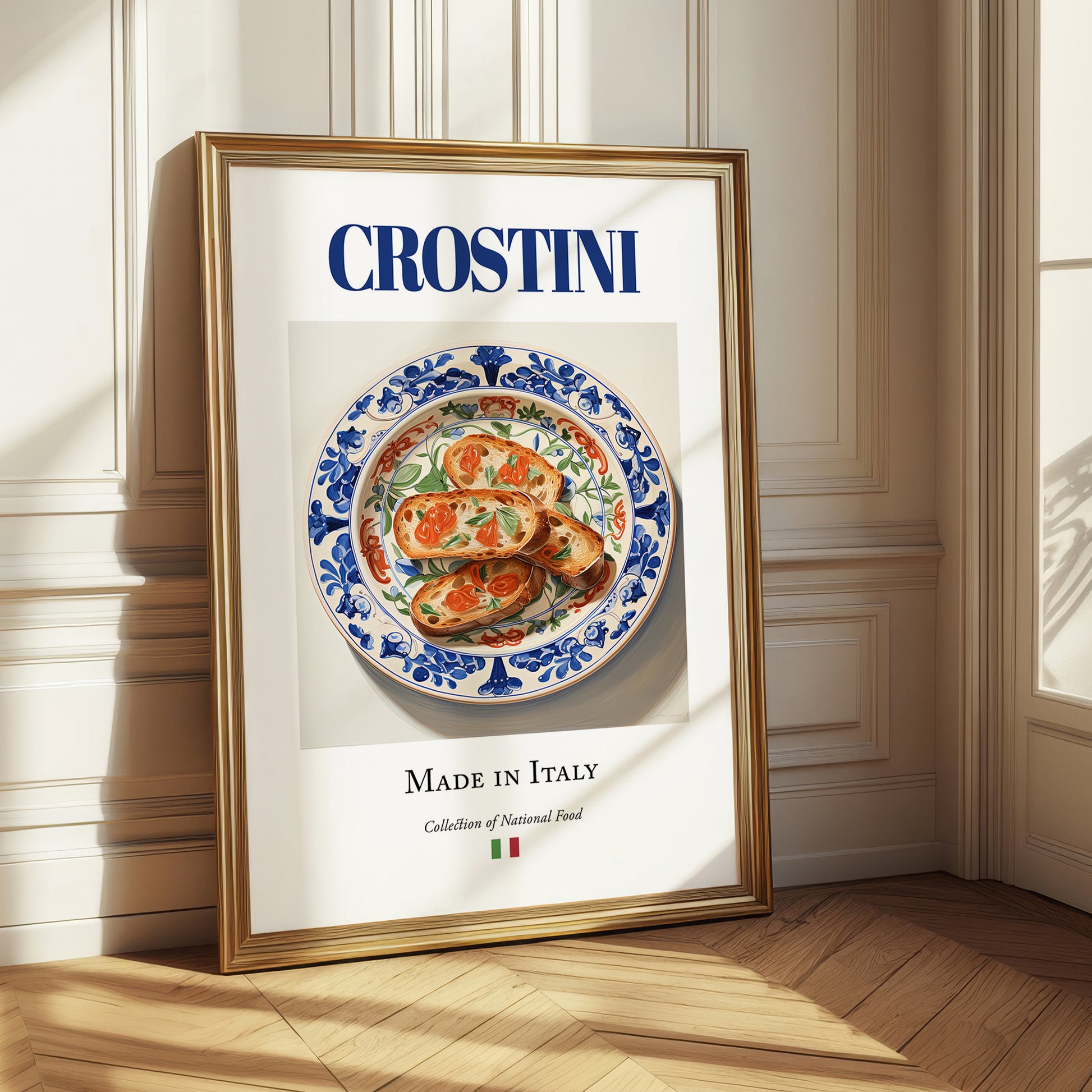 Crostini – Italian Dish, Café Poster