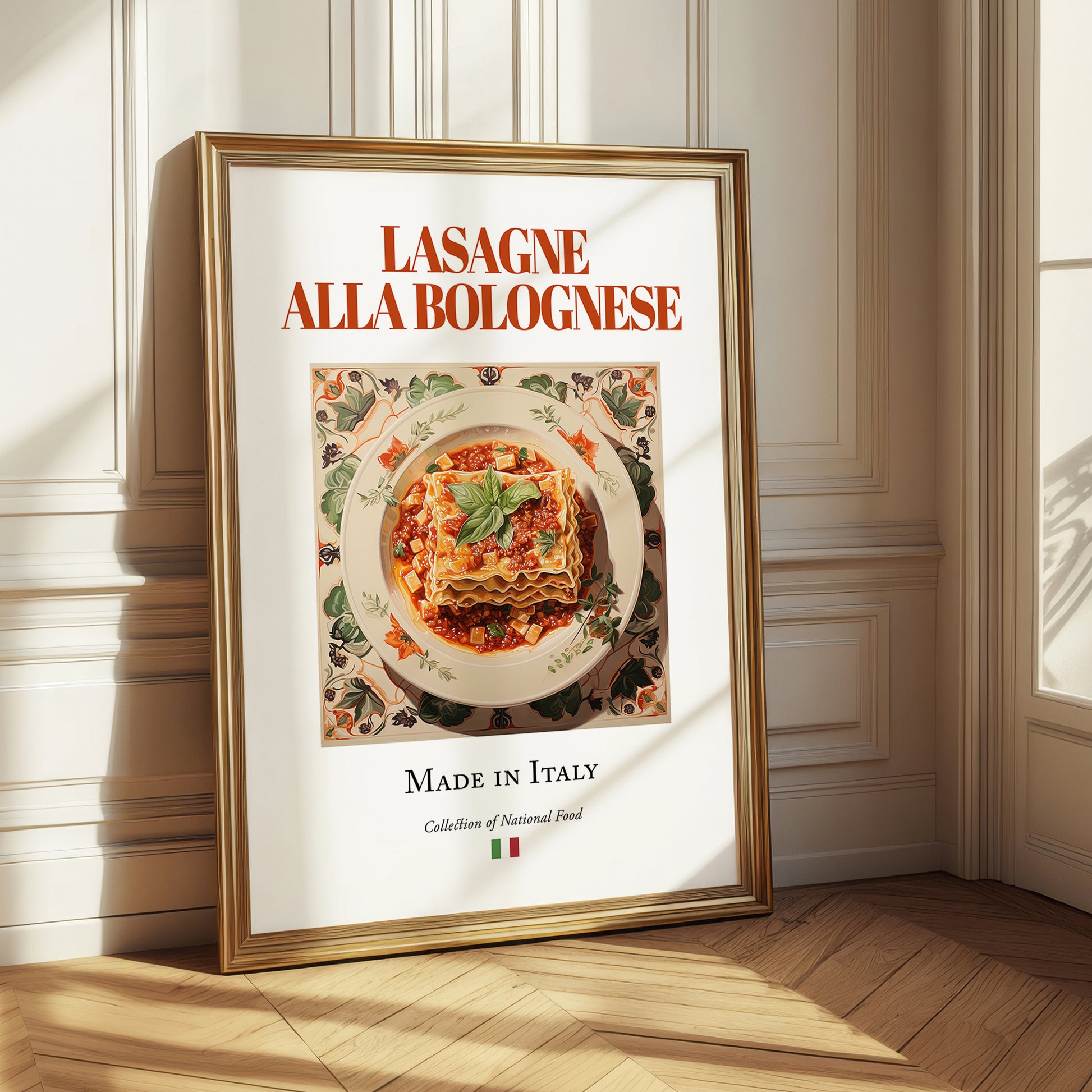 Lasagne alla Bolognese – Italian Dish, Fine Dining Restaurant Art