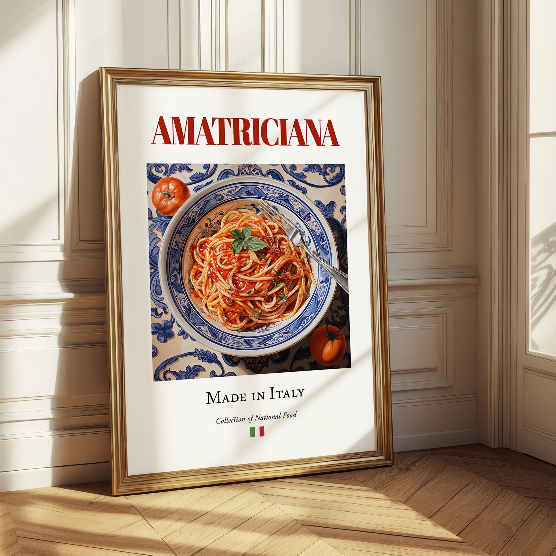 Amatriciana – Italian Pasta, Ristorante Print