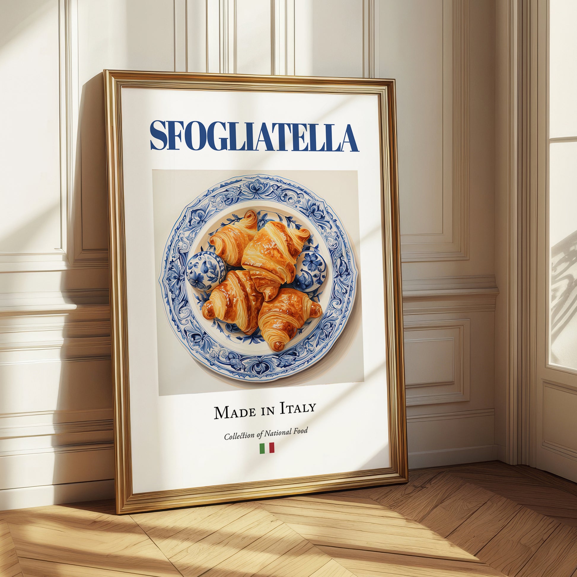 Sfogliatella – Italian Dessert Dish, Brasserie Wall Decor