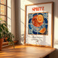 Spritz – Italian Cocktail Drink, Hotel Lobby Poster, no-text version framed in wood