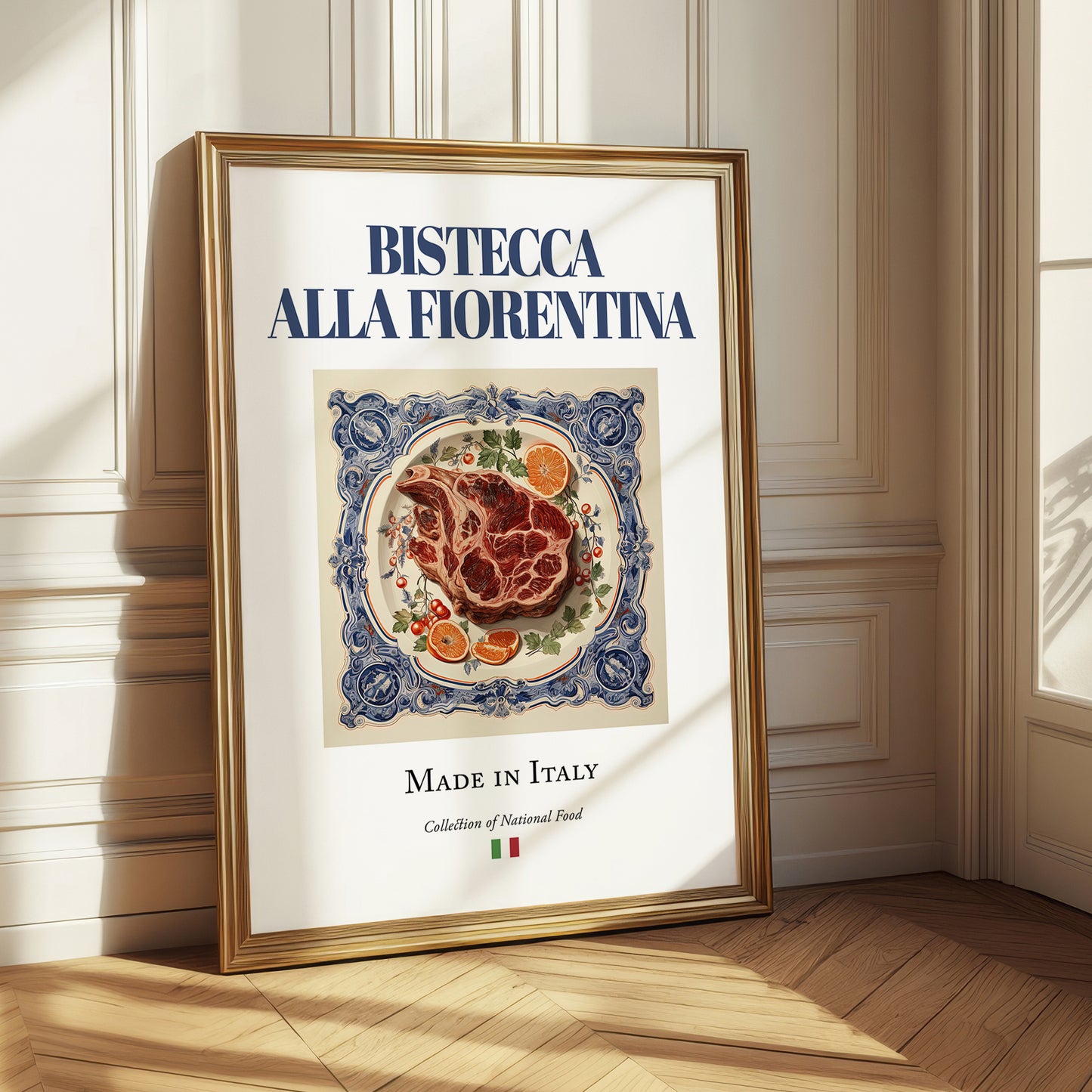 Bistecca alla Fiorentina – Italian Meat Dish, Fine Dining Restaurant Poster
