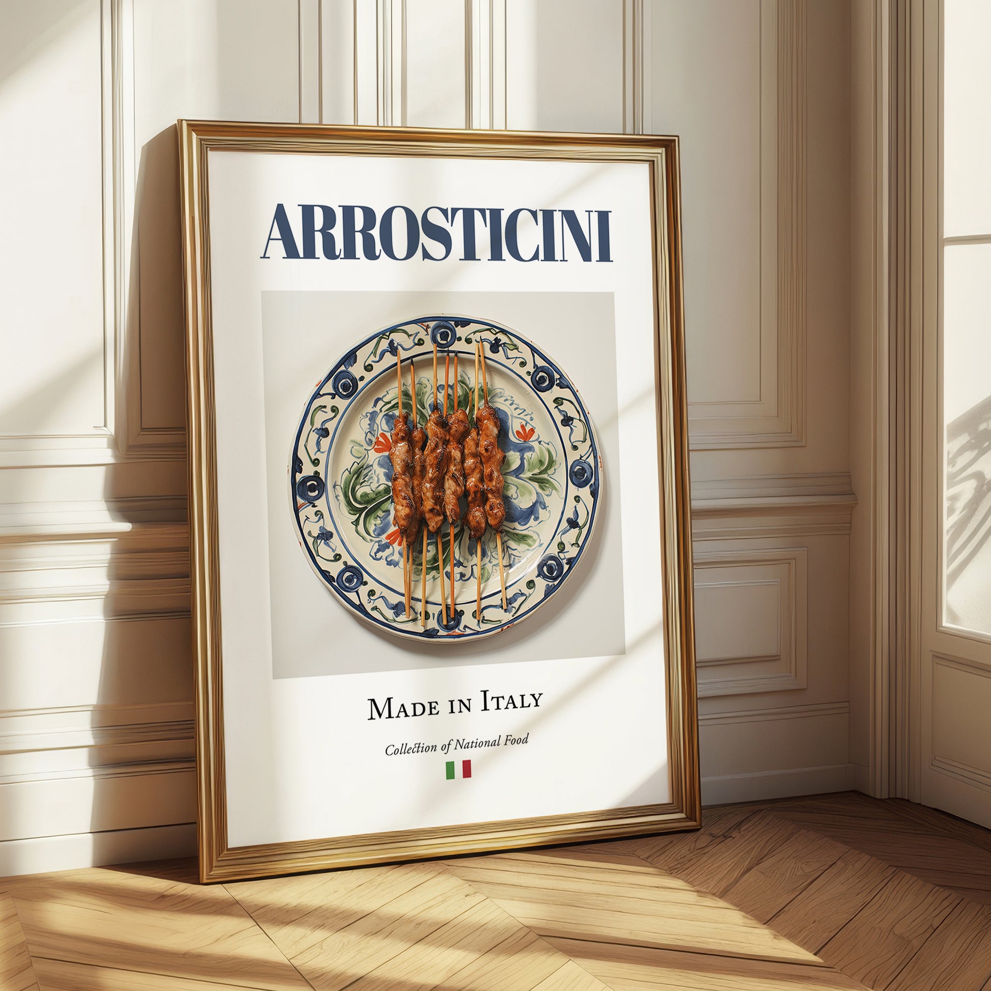 Arrosticini – Italian Meat Dish, Restaurant Poster