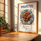 Polpette – Italian Meat Dish, Tavern Wall Decor, no-text version framed in wood