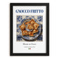 Gnocco fritto – Italian Dish, Restaurant Wall Art, in sleek black frame