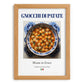 Gnocchi di Patate – Italian Dish, Café Still Life, set in oak frame