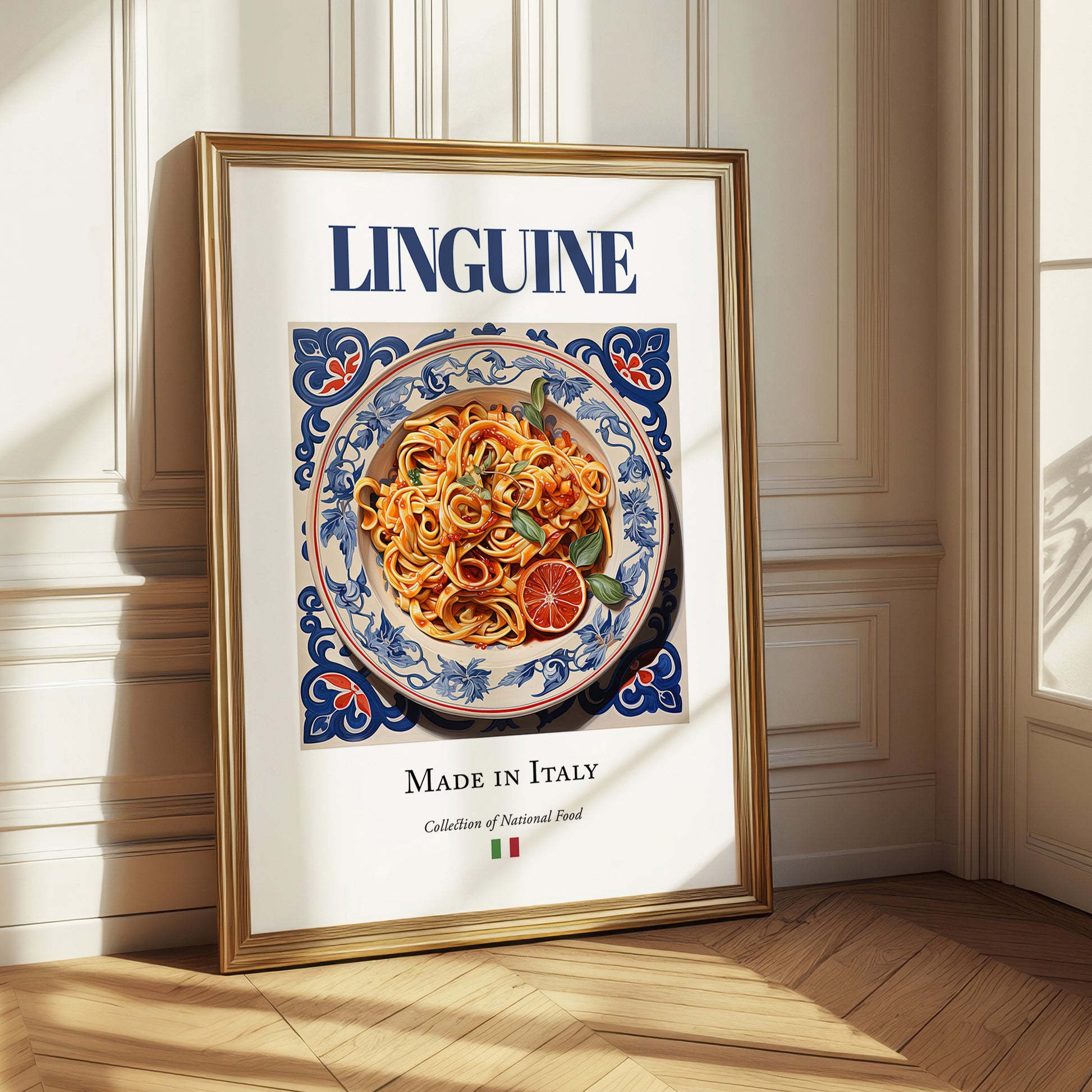 Linguine – Italian Pasta, Ristorante Painting