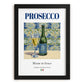 Prosecco – Italian Sparkling Wine, Vinoteca Poster, in sleek black frame