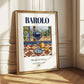 Barolo – Italian Red Wine, Wine Bar Painting