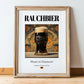 Rauchbier – German Beer, Brauhaus Wall Decor, in wooden frame leaning on the floor