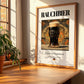 Rauchbier – German Beer, Brauhaus Wall Decor, no-text version framed in wood