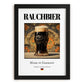 Rauchbier – German Beer, Brauhaus Wall Decor, in sleek black frame