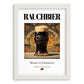 Rauchbier – German Beer, Brauhaus Wall Decor, placed in minimal white frame