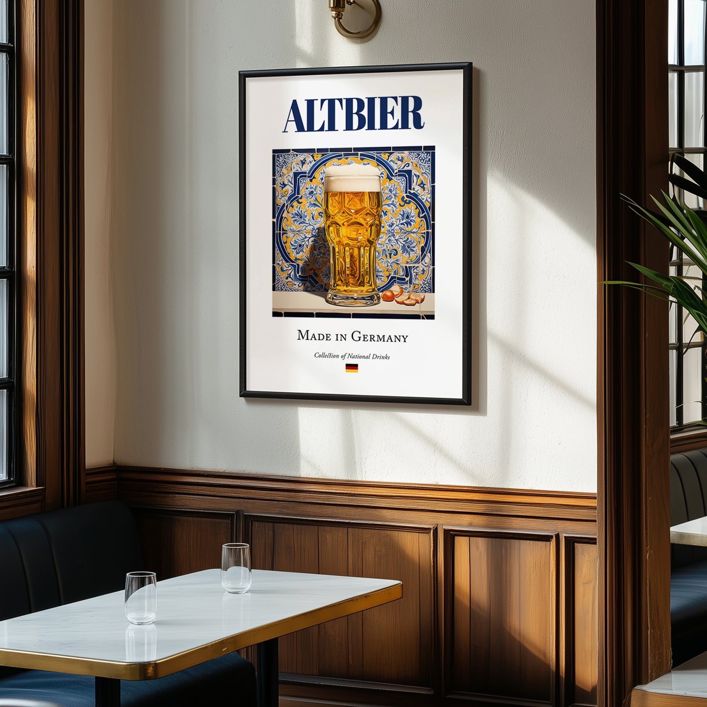 Altbier – German Beer, Craft Brewery Poster, clean layout with no caption