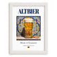 Altbier – German Beer, Craft Brewery Poster, placed in minimal white frame