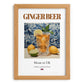 Ginger Beer – English Beverage Drink, Jazz Bar Still Life, set in oak frame