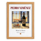 Pedro Ximénez – Spanish Dessert Wine, Tasting Room Wall Decor, set in oak frame