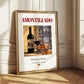 Amontillado – Spanish Dessert Wine, Wine Bar Poster