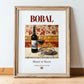 Bobal – Spanish Red Wine, Vinoteca Poster, in wooden frame leaning on the floor