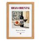 Rioja Oriental – Spanish Red Wine, Enoteca Painting, set in oak frame