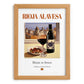 Rioja Alavesa – Spanish Red Wine, Vineyard Terrace Print, set in oak frame