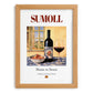 Sumoll – Spanish Red Wine, Tasting Room Poster, set in oak frame