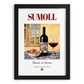 Sumoll – Spanish Red Wine, Tasting Room Poster, in sleek black frame