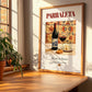 Parraleta – Spanish Red Wine, Enoteca Art, no-text version framed in wood