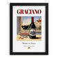 Graciano – Spanish Red Wine, Enoteca Poster, in sleek black frame