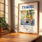 Txakoli – Spanish White Wine, Enoteca Poster, no-text version framed in wood