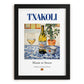 Txakoli – Spanish White Wine, Enoteca Poster, in sleek black frame