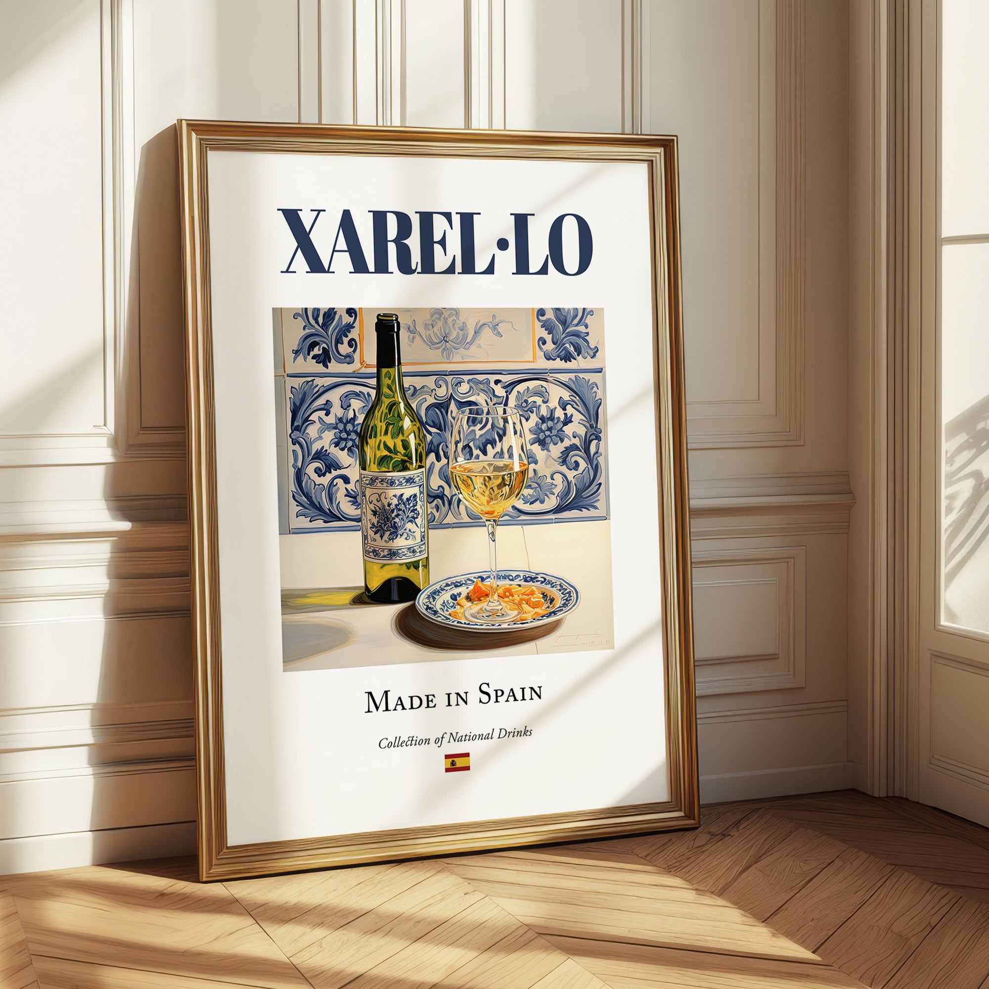 Xarel·lo – Spanish White Wine, Wine Bar Wall Art