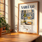 Xarel·lo – Spanish White Wine, Wine Bar Wall Art, no-text version framed in wood