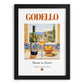 Godello – Spanish White Wine, Vinoteca Still Life, in sleek black frame