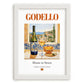 Godello – Spanish White Wine, Vinoteca Still Life, placed in minimal white frame