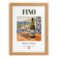 Fino – Spanish Dessert Wine, Enoteca Print, set in oak frame