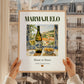 Marmajuelo – Spanish White Wine, Bodega Poster, styled in a charming Paris street view