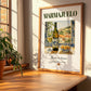 Marmajuelo – Spanish White Wine, Bodega Poster, no-text version framed in wood
