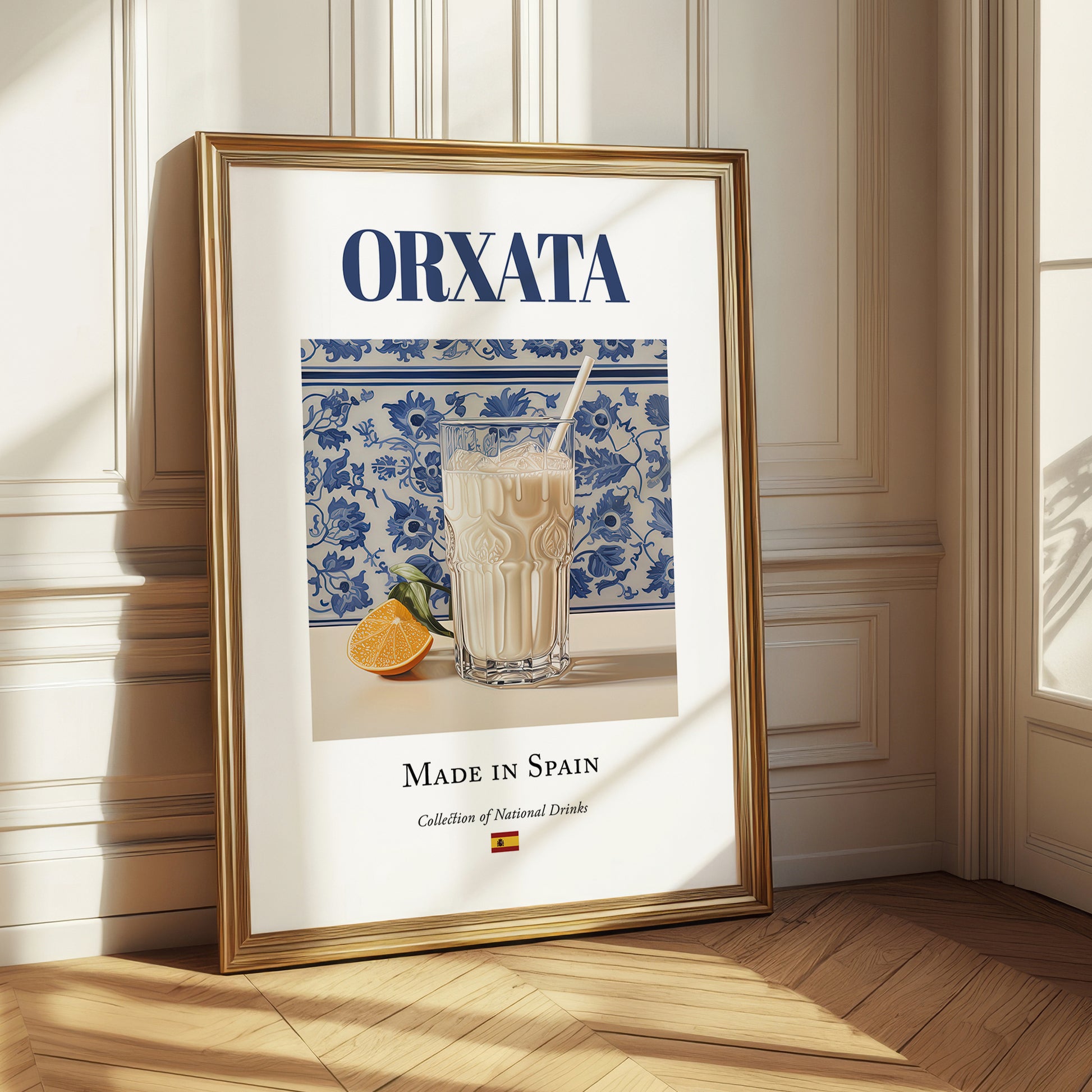 Orxata – Spanish Beverage Drink, Cocktail Lounge Poster