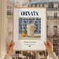 Orxata – Spanish Beverage Drink, Cocktail Lounge Poster, styled in a charming Paris street view