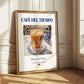 Café del tiempo – Spanish Coffee, Coffeehouse Art