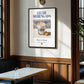 Leche merengada – Spanish Beverage Drink, Rooftop Terrace Poster, clean layout with no caption