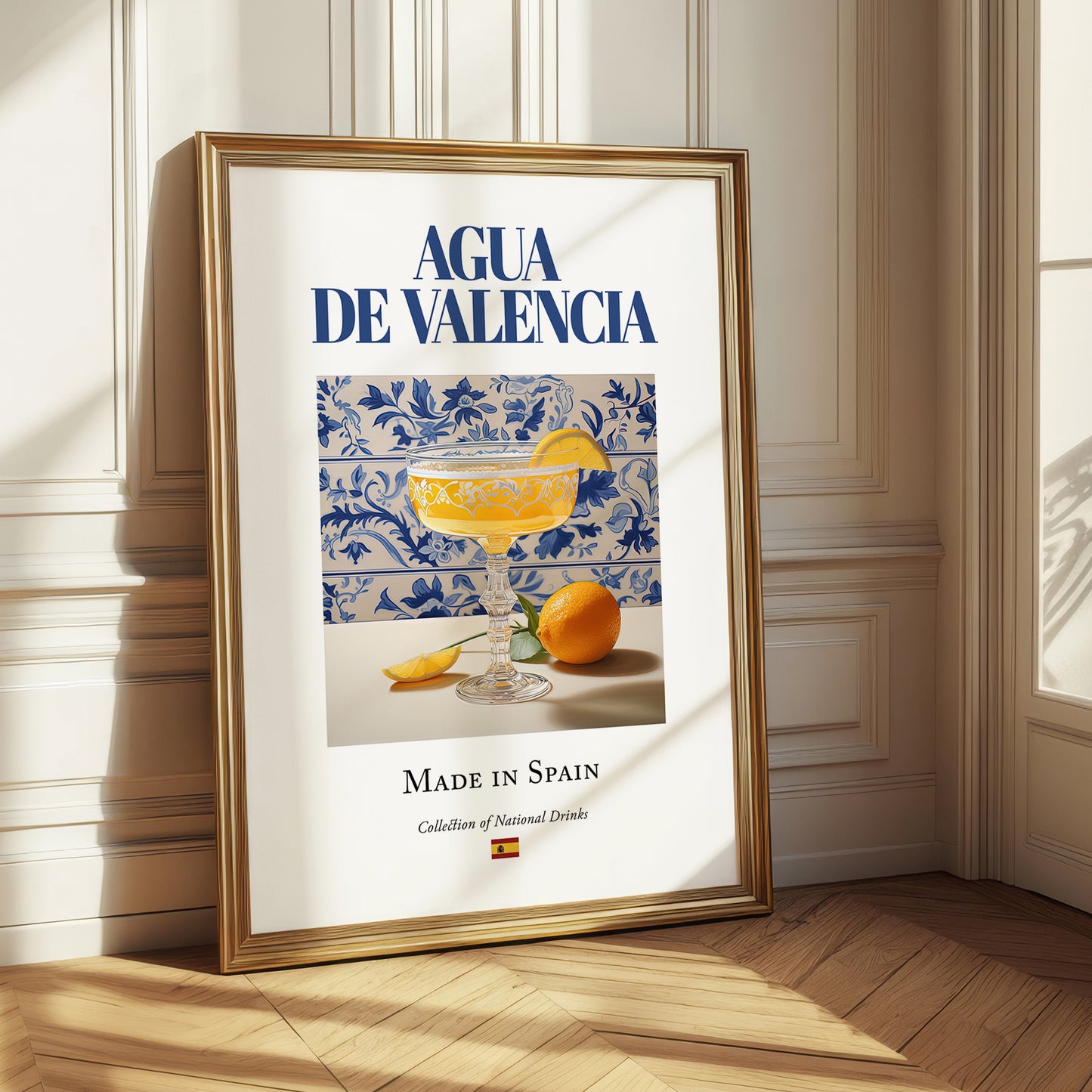 Agua de Valencia – Spanish Cocktail Drink, Rooftop Terrace Poster