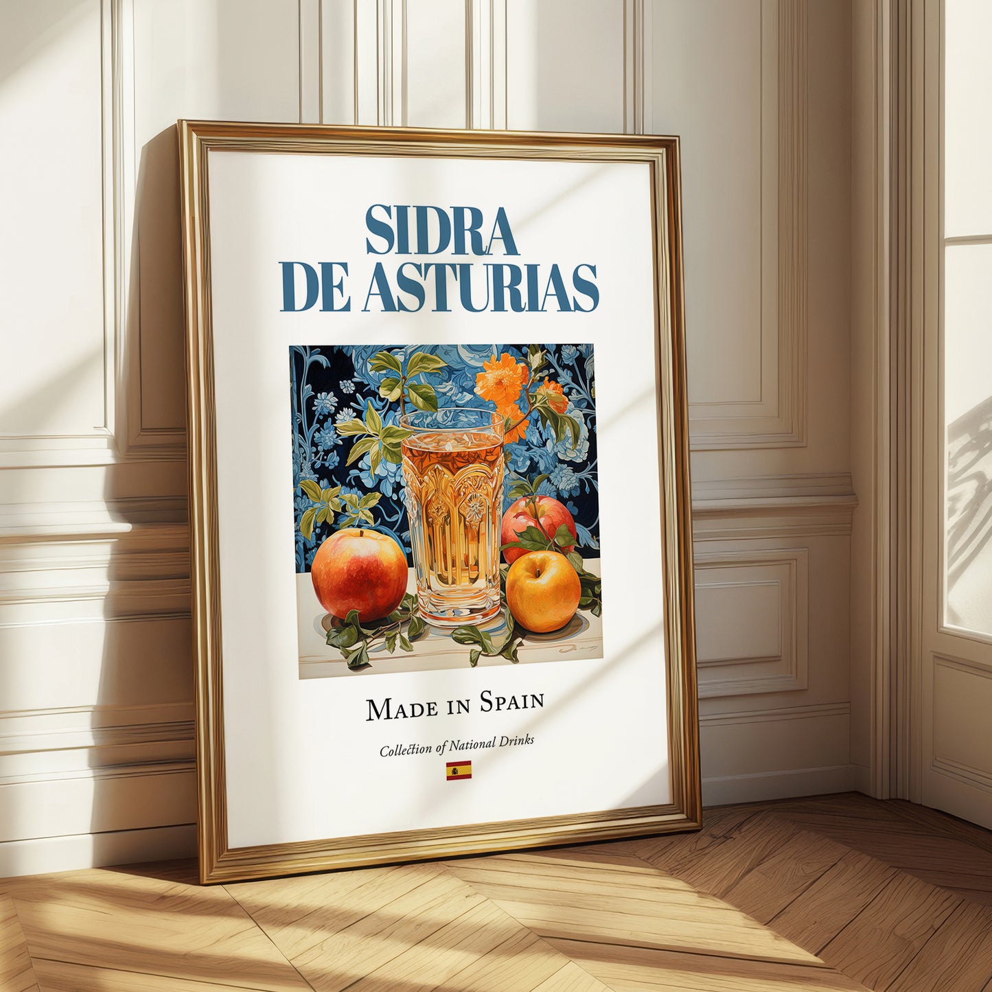 Sidra de Asturias – Spanish Cider Cider, Farmers’ Market Stall Print