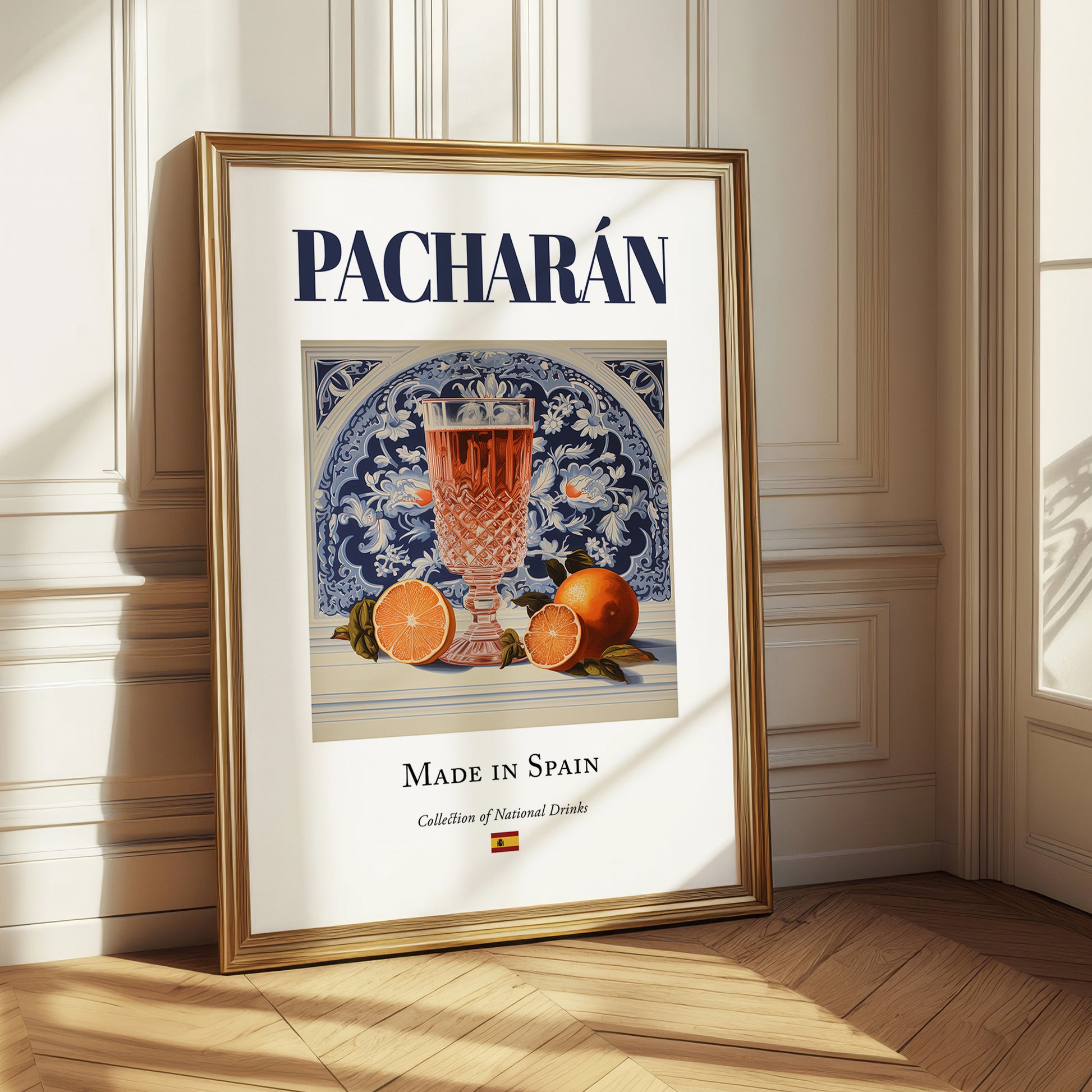 Pacharán – Spanish Liqueur Drink, Jazz Bar Poster