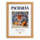 Pacharán – Spanish Liqueur Drink, Jazz Bar Poster, set in oak frame